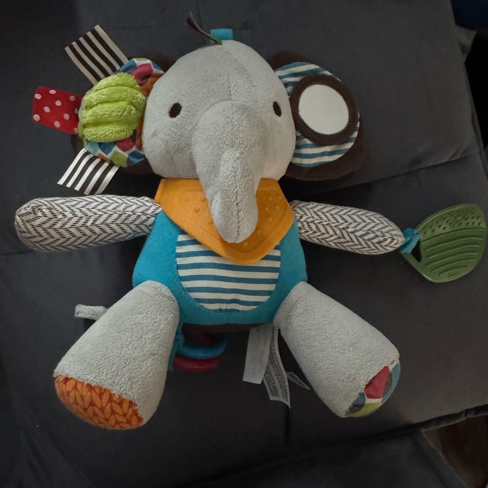 Colorful Elephant Plush Toy